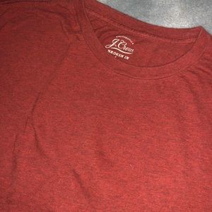 J. CREW T-SHIRT | RED | MEDIUM TALL SIZE
